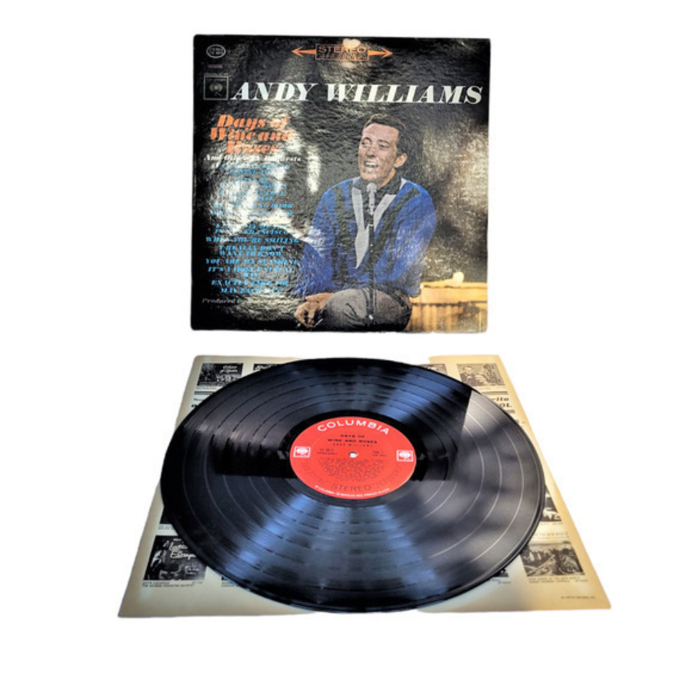 Andy Williams, Days of Wine‎ and Roses, Columbia Records, 60s, Vinyl Record